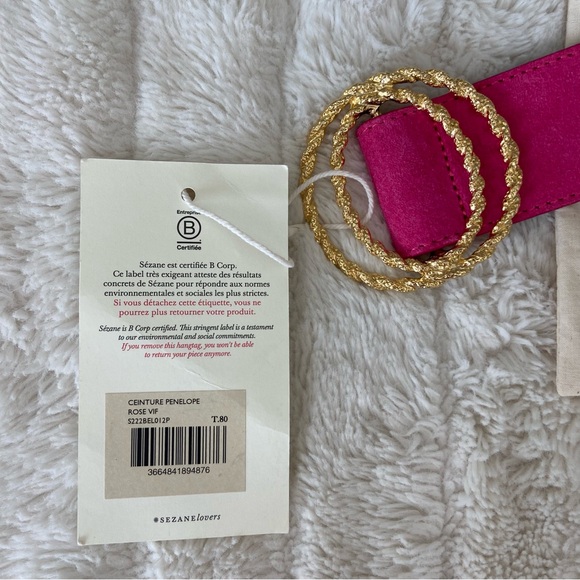 🌿|NWT| Sézane Penelope Belt- 80cm - Picture 7 of 14